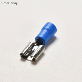 Timehebay ขั้วต่อสายไฟ ตัวเมีย สีฟ้า 14-16AWG EN 20 ชิ้น