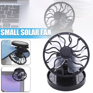 New Portable Solar Powered Panel Cooling Fan Clip-On Mini Outdoor Travel Desk