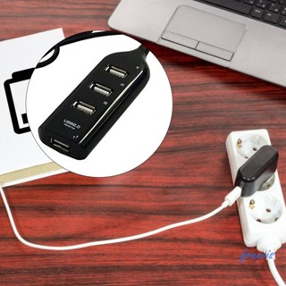 เครื่องมือซ็อกเก็ต 4 พอร์ต USB 2.0 Hub USB Splitter พร้อมสายเคเบิล 1.6 ฟุต สําหรับแล็ปท็อปเดสก์ท็อปคอมพิวเตอร์ซ็อกเก็ตอิเล็กทรอนิกส์