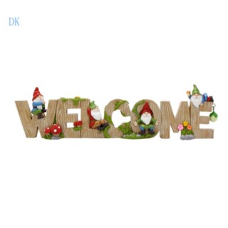 ป้ายเรซิ่น Welcome Plaques Welcome น่ารัก สําหรับตกแต่งผนังบ้านฟาร์ม ประตูหน้าบ้าน