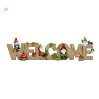 ป้ายเรซิ่น Welcome Plaques Welcome น่ารัก สําหรับตกแต่งผนังบ้านฟาร์ม ประตูหน้าบ้าน