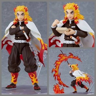 FIGMA Si โมเดลฟิกเกอร์ Demon Slayer Rengoku Kyoujurou ข้อต่อขยับได้ ของเล่นสําหรับเด็ก