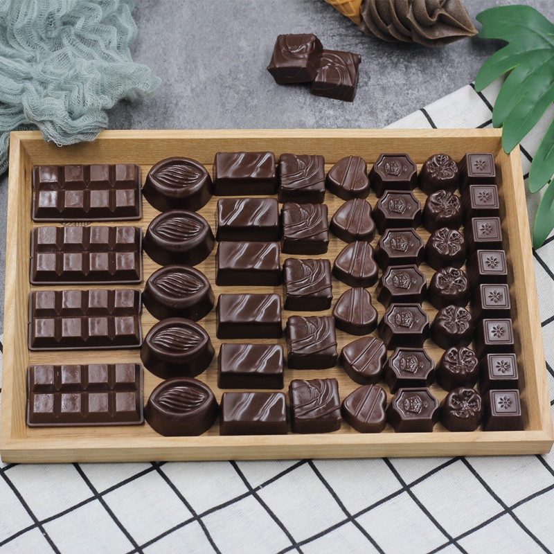 7 ชิ้นartificial ช็อกโกแลตปลอมสมจริงช็อกโกแลตอาหารรุ่น Home Kitchen Decor ขนมแสดง Props ตกแต่ง Photo Prop