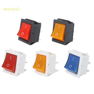 Weroyal สวิตช์โยกเปิดปิด 4 Pin KCD4 รูปตัวถัง สําหรับเครื่องใช้ในบ้าน