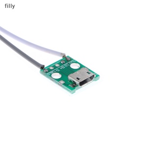 อะแดปเตอร์เชื่อมต่อ Type-C Micro USB เป็น DIP ตัวเมีย B Type PCB USB-01 สวิตช์บอร์ด SMT พร้อมสายไฟ OP