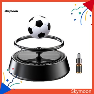 Skym* เครื่องฟอกอากาศอโรมา รูปฟุตบอล พลังงานแสงอาทิตย์ เป็นมิตรกับสิ่งแวดล้อม หมุนได้ สําหรับรถยนต์