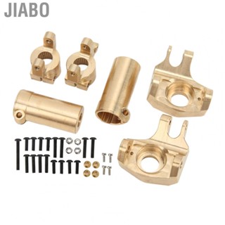 Jiabo Brass Steering Knuckles  Extended Inner Portal Drive Refined Knuckle Counterweight for Axial SCX10 II 90046 90047