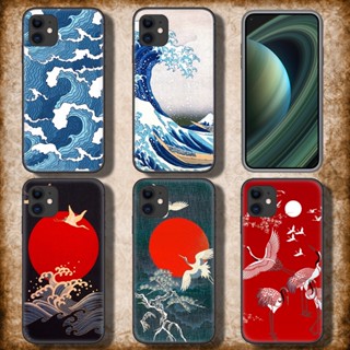 เคสโทรศัพท์ TPU แบบนิ่ม ลาย C237 The Great Wave off Kanagawa สําหรับ iPhone SE 2020 12 Mini 13 Pro Max
