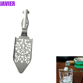 JAVIER Absinthe ช้อนกรองเครื่องดื่ม สีเงิน สําหรับห้องครัว บาร์