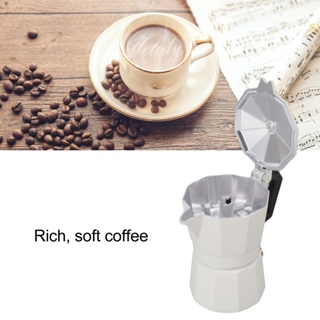 UHomee Stovetop Moka Pot อิตาเลี่ยน Hand Brewed Coffee Maker อลูมิเนียมอัลลอยด์อุปกรณ์ครัว DIY