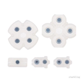Star 5 in 1 แผ่นยางซิลิโคน สําหรับซ่อมแซม PS4 JDS JDM 030 D Pad