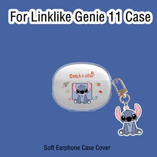 【Trend Front】เคสหูฟัง แบบนิ่ม ลายการ์ตูนนักบินอวกาศ สําหรับ Linklike Genie 11 11