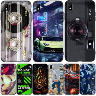 เคสโทรศัพท์มือถือ ซิลิโคนนิ่ม Tpu ลายแมวเกม สีดํา สําหรับ ZTE Blade L210