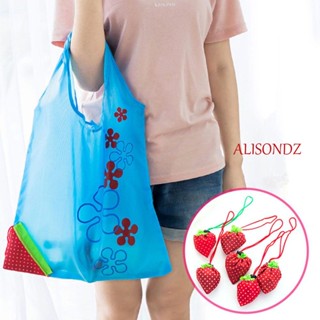 ALISONDZ กระเป๋าถือ กระเป๋าช้อปปิ้ง รีไซเคิล ลายน่ารัก 8 สี 1 ชิ้น