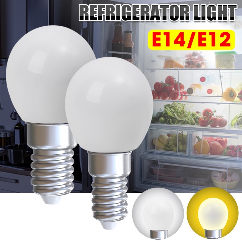 หลอดไฟตู้เย็น E14/E12 220V / หลอดไฟ LED สกรูตู้เย็น / ไฟตู้โชว์ตู้เย็นในครัว / โคมไฟระย้า ตกแต่งบ้าน ขนาดเล็ก