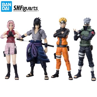 Beixiju-bandai shfiguarts Naruto: Shippuden Naruto Sasuke Sakura SHF ของเล่นโมเดลฟิกเกอร์ อนิเมะ ของแท้