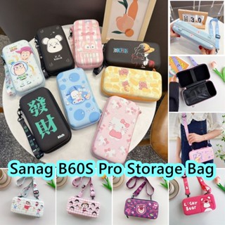 【Yoshida】กระเป๋าเก็บหูฟัง ลายการ์ตูนหมีน้อย แบบพกพา สําหรับ Sanag B60S Pro Sanag B60S Pro