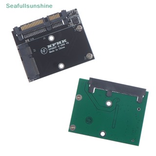 Seaf&gt; อะแดปเตอร์แปลงการ์ด MSATA Mini Pcie SSD เป็น 2.5 นิ้ว SATA3 6.0gps