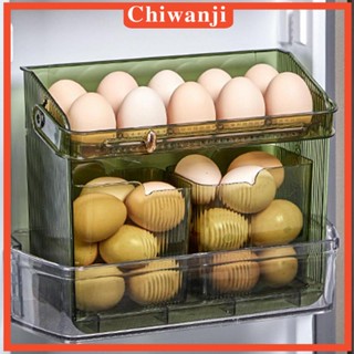 [Chiwanji] กล่องเก็บไข่ อเนกประสงค์ 10 ฟอง สําหรับตู้เย็น ตู้กับข้าว