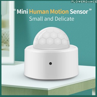 Tuya Zigbee Motion Sensor พื้นผิวผนังเพดาน Pir Infrared Motion Sensor Detector Smart Device ดอกไม้