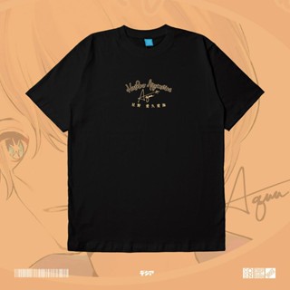 ป่าเสื้อยืด ลายการ์ตูนอนิเมะ Aqua Hoshino Oshi no Ko Ai Hoshino Ruby Idol B-Komachi Kaos สไตล์ญี่ปุ่น(S-5XL)