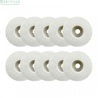 【Big Discounts】High Resilience 4 Inch Felt Polishing Pads for Stainless Steel Copper Pack of 15#BBHOOD