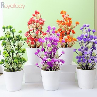 #ROYALLADY#Artificial โต๊ะทานอาหาร พลาสติก สีสันสดใส สําหรับตกแต่งห้องนอน