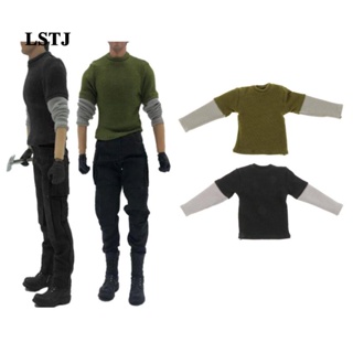 [Lstjj] เสื้อยืดแขนยาว สเกล 1/12 แฮนด์เมด สําหรับตุ๊กตา 6 นิ้ว