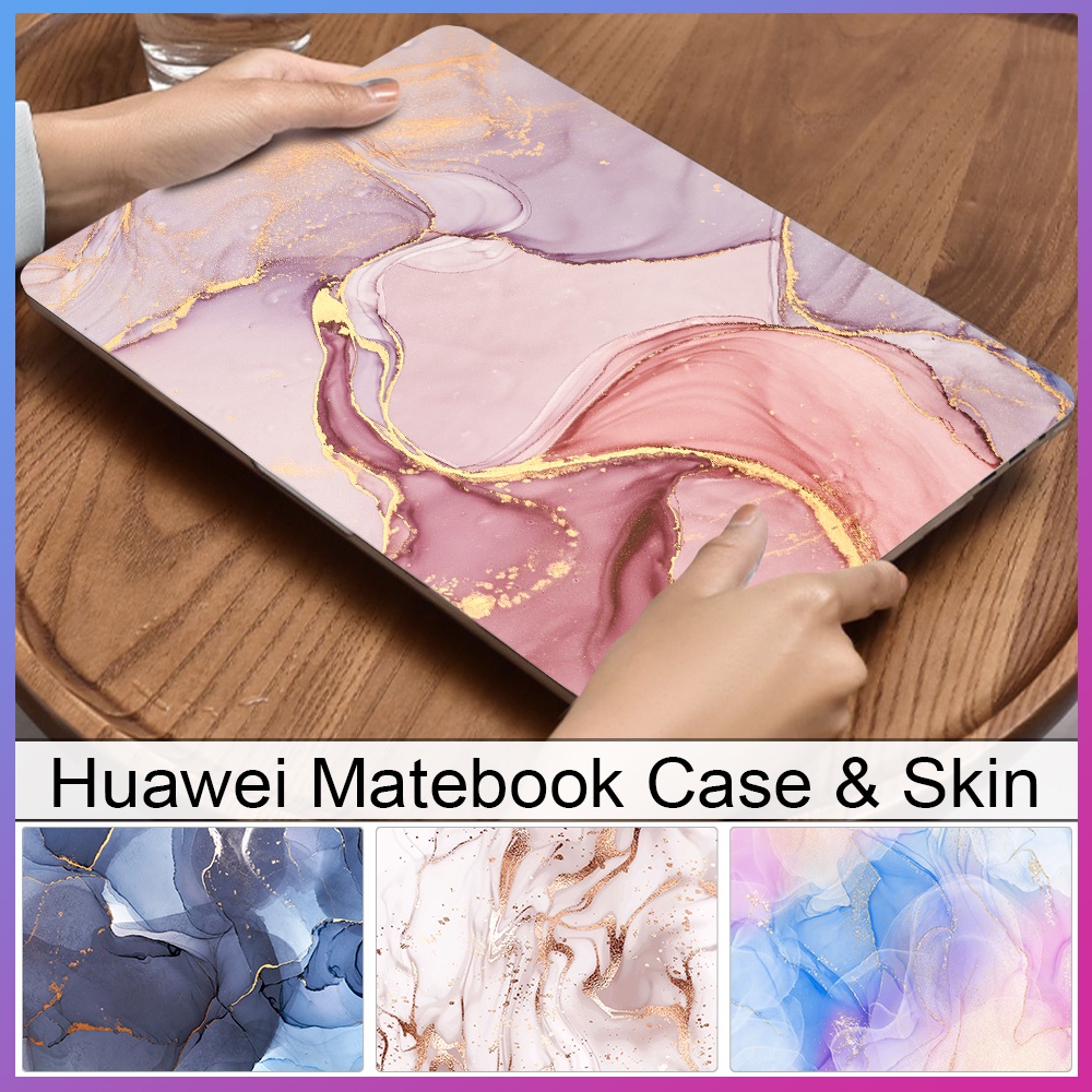 2023 Huawei Matebook D16 D15 D14 Se Case Matte Hard Laptop Case 14s D15 D14 Case Cover Protector ฟรี