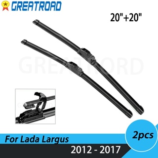 ใบปัดน้ําฝนกระจกหน้ารถยนต์ LHD 20 นิ้ว + 20 นิ้ว สําหรับ Lada Largus 2012-2017