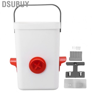 Dsubuy Automatic Chicken  Bucket  Sealed 12L Plastic Feeder Set for Home