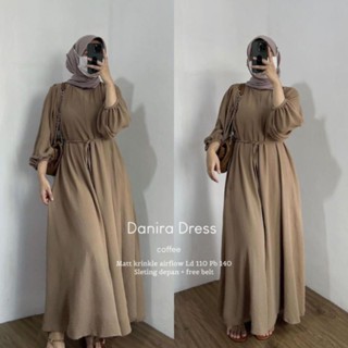 Danira Maxy Gamis แม็กซี่เดรส เสื้อโปโล สไตล์มุสลิม โมเดิร์น  ชุดเดรสลําลอง พรีเมี่ยม สําหรับผู้หญิง ใส่ไปปาร์ตี้ ประจําวัน