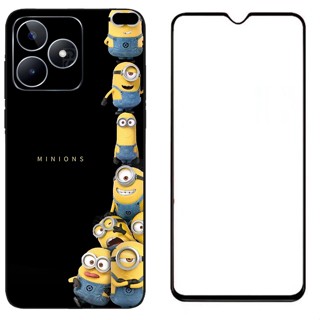 เคส Realme Nazro N53 Realme C53 การ์ตูนน่ารัก ซิลิโคน TPU เคสโทรศัพท์ พร้อมฟิล์มกระจกนิรภัย