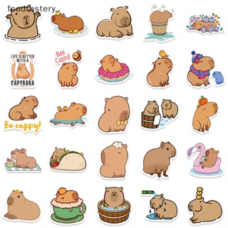 Fty สติกเกอร์ ลาย Capybara น่ารัก สําหรับติดตกแต่งสมุดภาพ โทรศัพท์ กีตาร์ เครื่องเขียน สมุดภาพ 50 ชิ้น