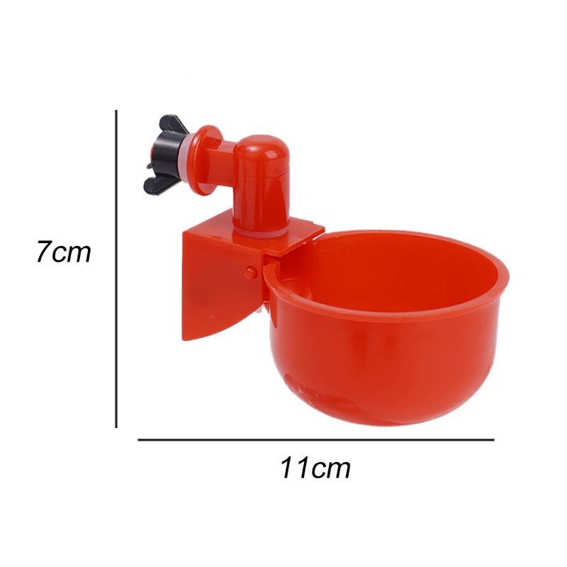 12 ชิ้น ถ้วยน้ําดื่มไก่ อัตโนมัติ เครื่องให้อาหารไก่ พลาสติก สัตว์ปีก เครื่องให้น้ําดื่ม - รูปที่ 7