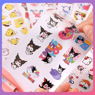 สติกเกอร์ ลาย Sanrio PDA คุณภาพสูง สําหรับติดตกแต่งสมุดบัญชีมือ 4 ชิ้น