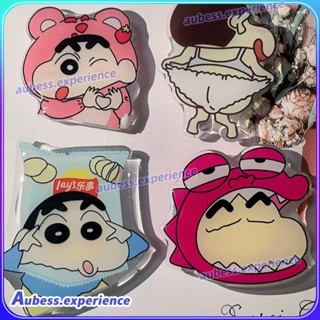 วางกาวที่วางถุงลมนิรภัย Creative Lazy Retractable Mobile Phone Bracket Crayon Shinchan อะนิเมะการ์ตูนน่ารักอะคริลิคผู้เชี่ยวชาญ