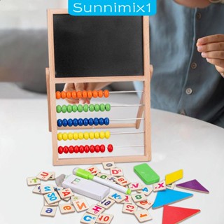 [Sunnimix1] ลูกคิด 5 แถว ของเล่นเสริมการเรียนรู้คณิตศาสตร์ สําหรับเด็กก่อนเรียน