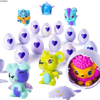 【ในการจัดส่ง】 1 pcs Hatchimals Hatching Egg Interactive Educational Toys Shimmering Draggle Great Easter Gift For Kids Children