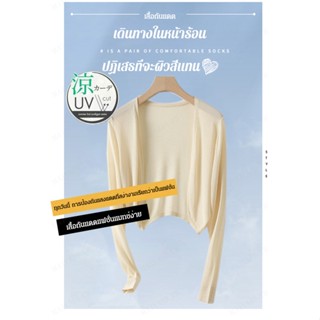 เสื้อคาร์ดิแกนแขนยาว ผ้าเรยอนถัก สําหรับผู้หญิง