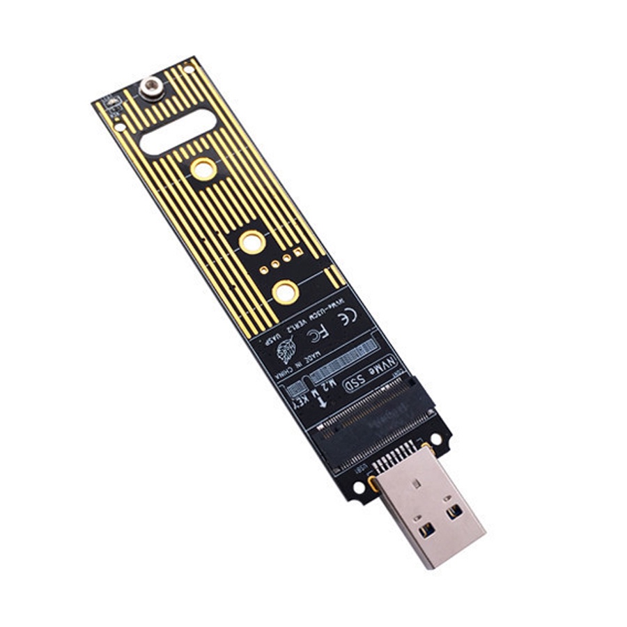 การ์ดอะแดปเตอร์แปลง M.2 NVME SSD เป็น USB 3.1 PCI-E เป็น USB-A 3.0 10Gbps USB3.1 Gen 2 สําหรับ Samsung 970 960 Intel ใหม่
