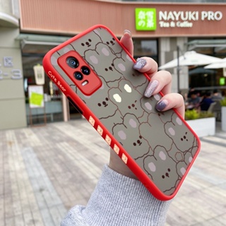 เคสโทรศัพท์มือถือ ซิลิโคนใส กันกระแทก ลายการ์ตูนกระต่ายน่ารัก สําหรับ VIVO Y73 2021 V21E 4G