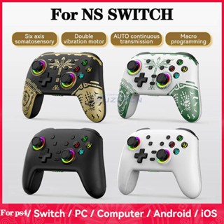 ใหม่ จอยสติ๊กไร้สายบลูทูธ 2.4G Kingdom Limited Edition สําหรับ Switch Controller PRO NS Console Gamepad Wii PS4 PS3 2023