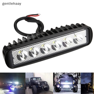 Gent ไฟสปอตไลท์ LED 6 ดวง 18W 12V EN กันน้ํา สว่างมาก สําหรับรถยนต์ รถบรรทุก SUV