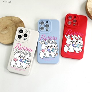 VIVO V25 V25E V23 V23E V20 T1X Pro 5G เคสวีโว่ สำหรับ Rabbits  เคส เคสโทรศัพท์