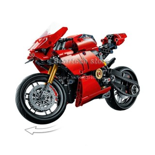 2020 ใหม่ LEGO 42107 Technic Ducatis Panigale V4 R โมเดลบล็อกตัวต่อรถจักรยานยนต์ ของเล่นสําหรับเด็ก IM1F