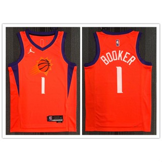 ขายดี อเนกประสงค์ 2022 nba Phoenix Suns No. เสื้อกีฬาบาสเก็ตบอล สีส้ม 1 ชิ้น 399498