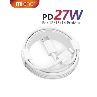 Mione สายชาร์จ USB เป็น Type C PD สําหรับ iP 12 11 13 14 ProMax