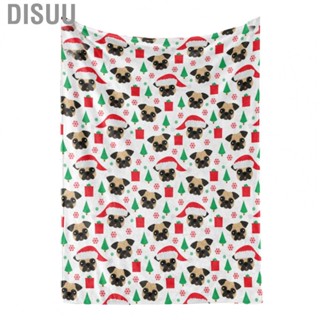 Disuu Christmas Pet Pattern  Comfortable Skin Friendly Printing Decoration for Sofa Office