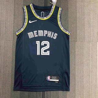 ครบรอบ 75 ปี 22 ปี Memphis Grizzlies City Edition No. เสื้อบาสเก็ตบอล 12 Au #12 Pihw ปากกากด